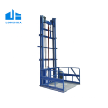Rail-type cargo table  lift material lifting platform for warehouse